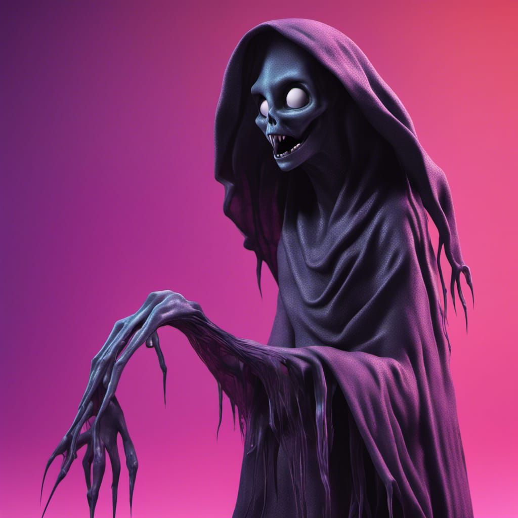 a Dementor mixed with Barbie