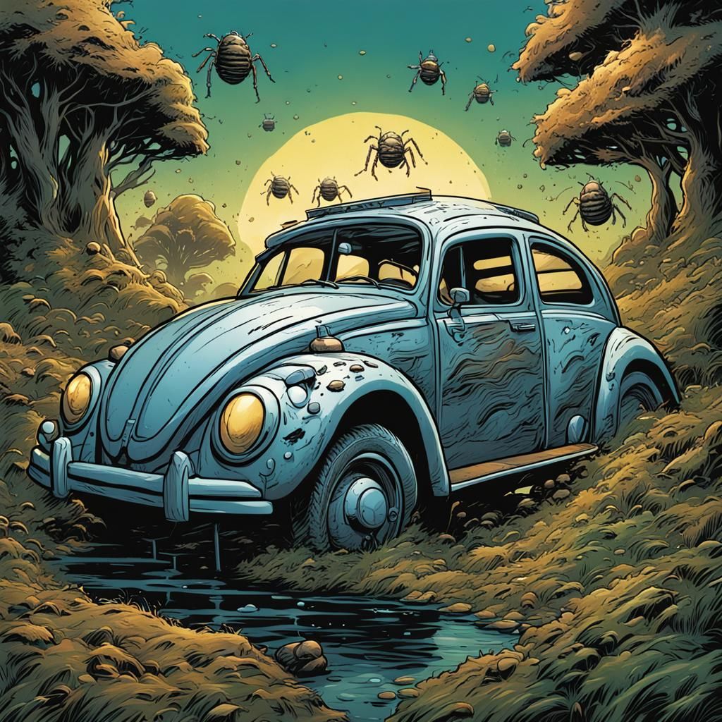 A bug poop