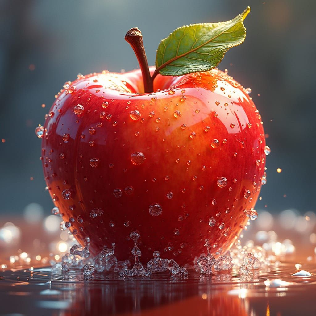 Apple  by @Booth31AIart