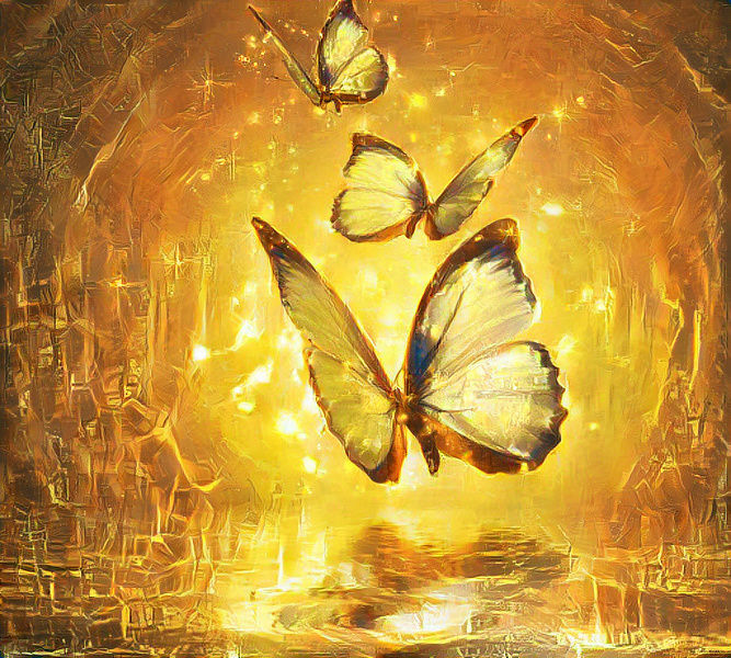 Gold Butterfly