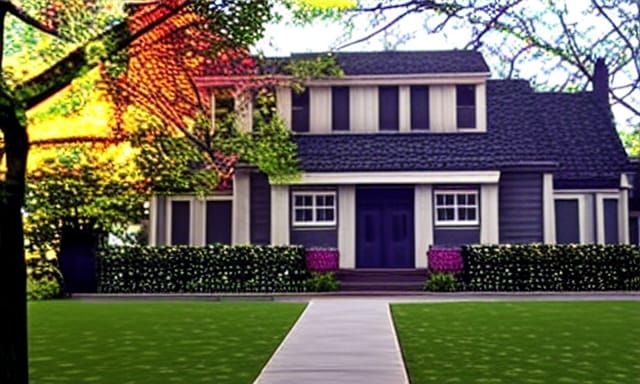 my house test by Unreal Engine 5 Cinema 4D HDR