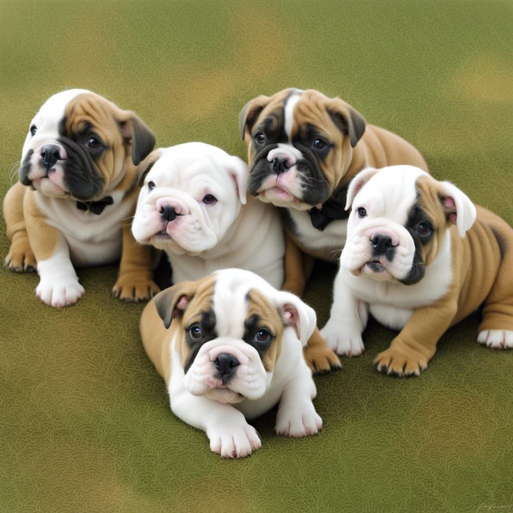 Baby english bulldog store puppies