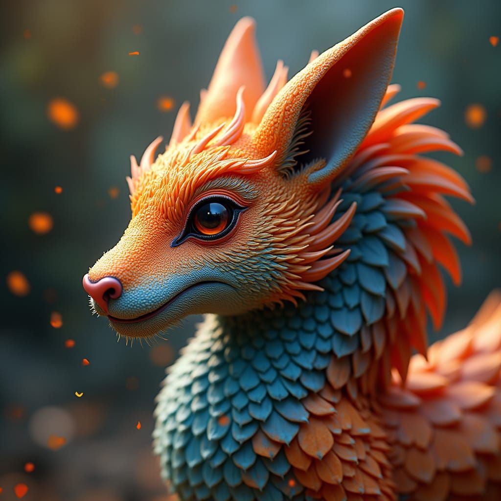 Woman With Coffee in Sunflower Field: Digital Painting