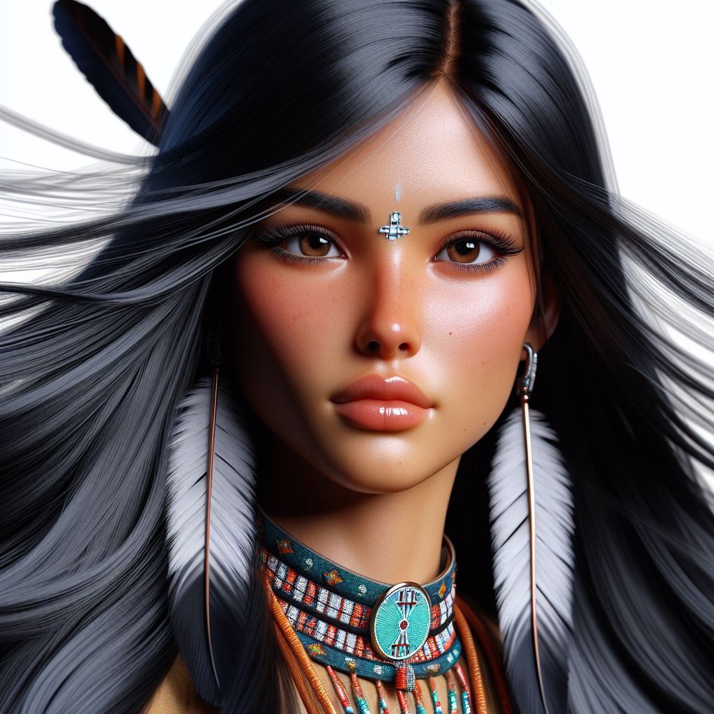 Native American Woman of the Hopi Nation
