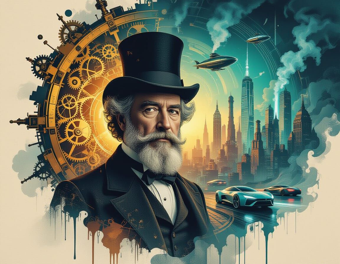 Jules Verne  by @Doc_Braoque