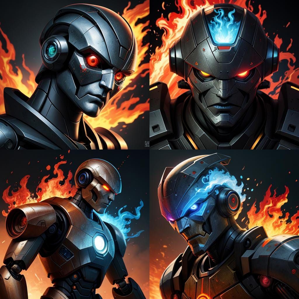 ROBOTS WITH FIRE