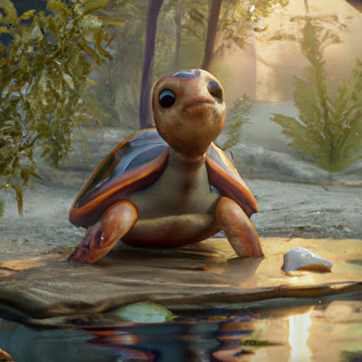 cute little turtle