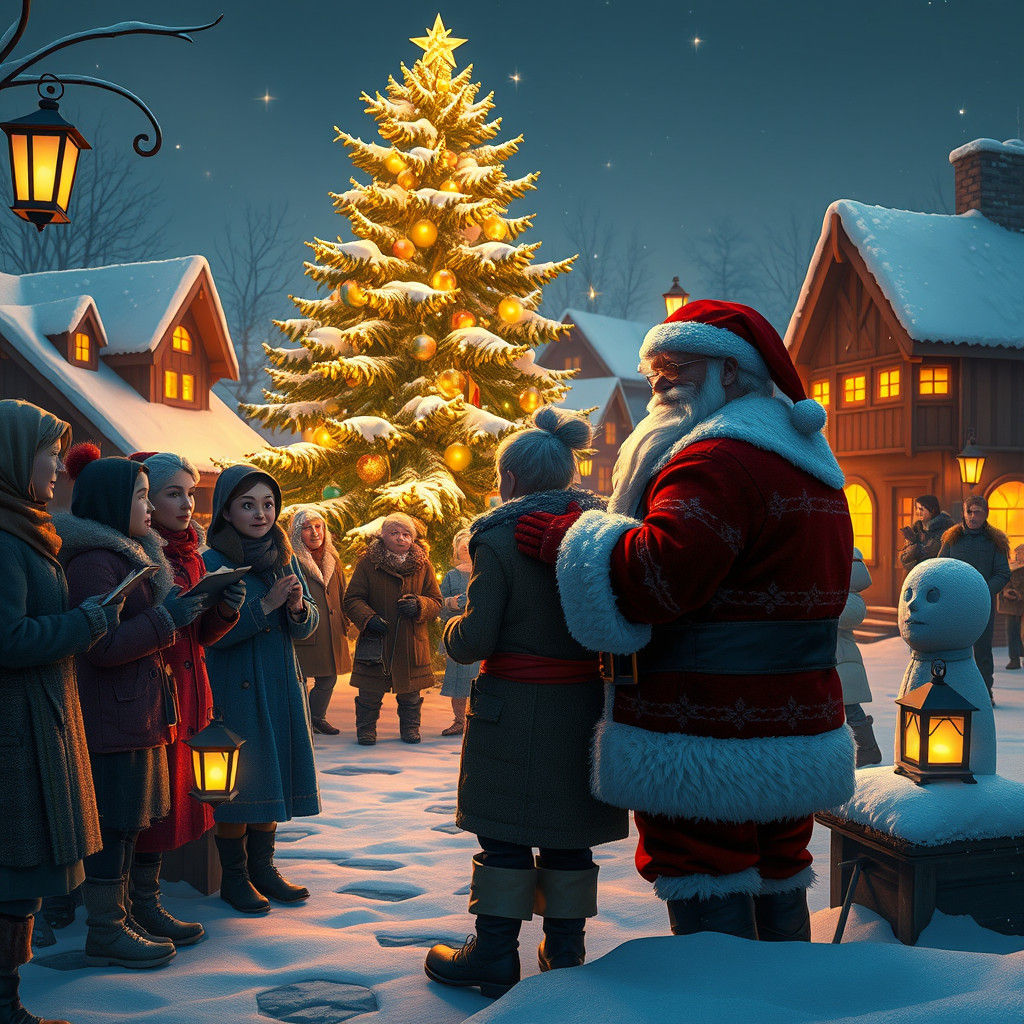 Christmas Village Celebrates Teamwork in Winter Wonderland