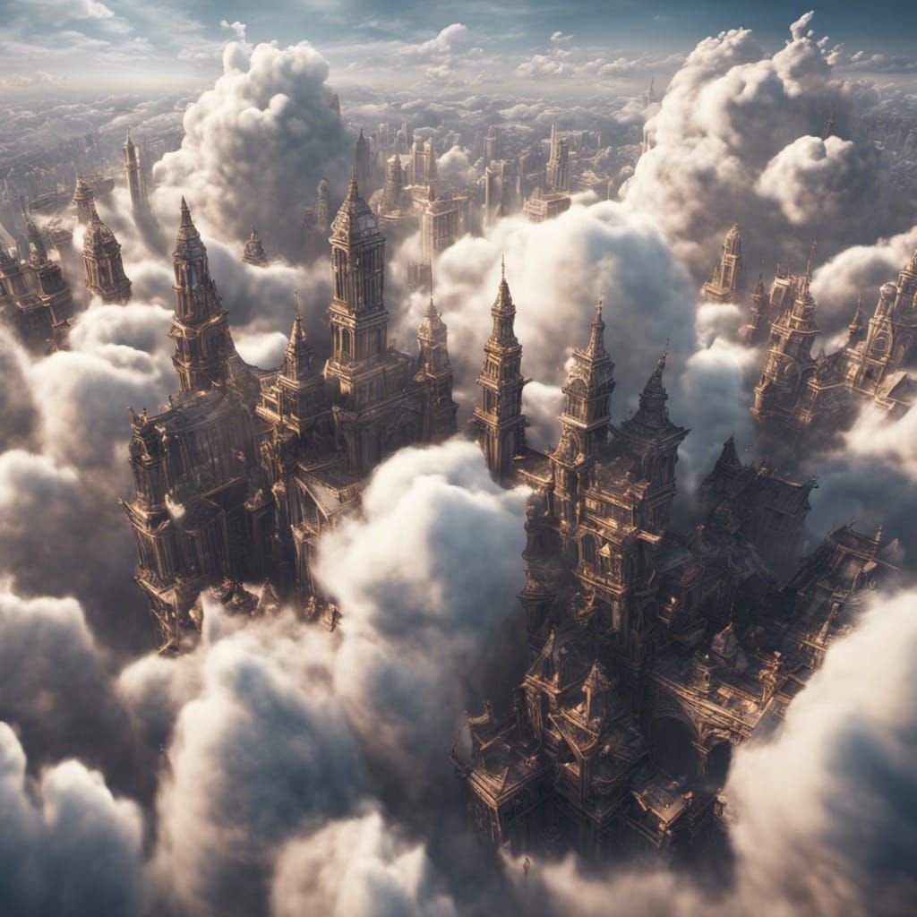 The Flying City  by @Ellie_Valkyrie