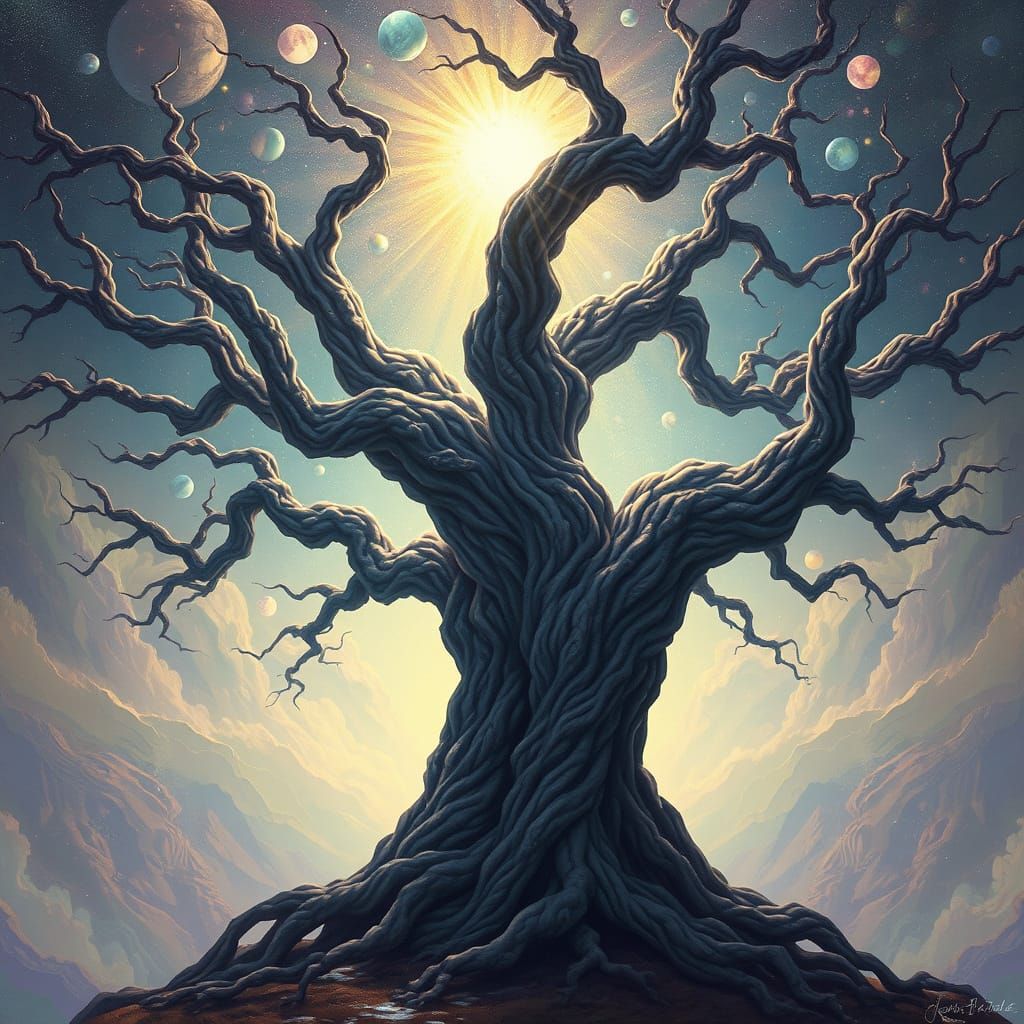 Ancient Tree Ascends to Celestial Realm