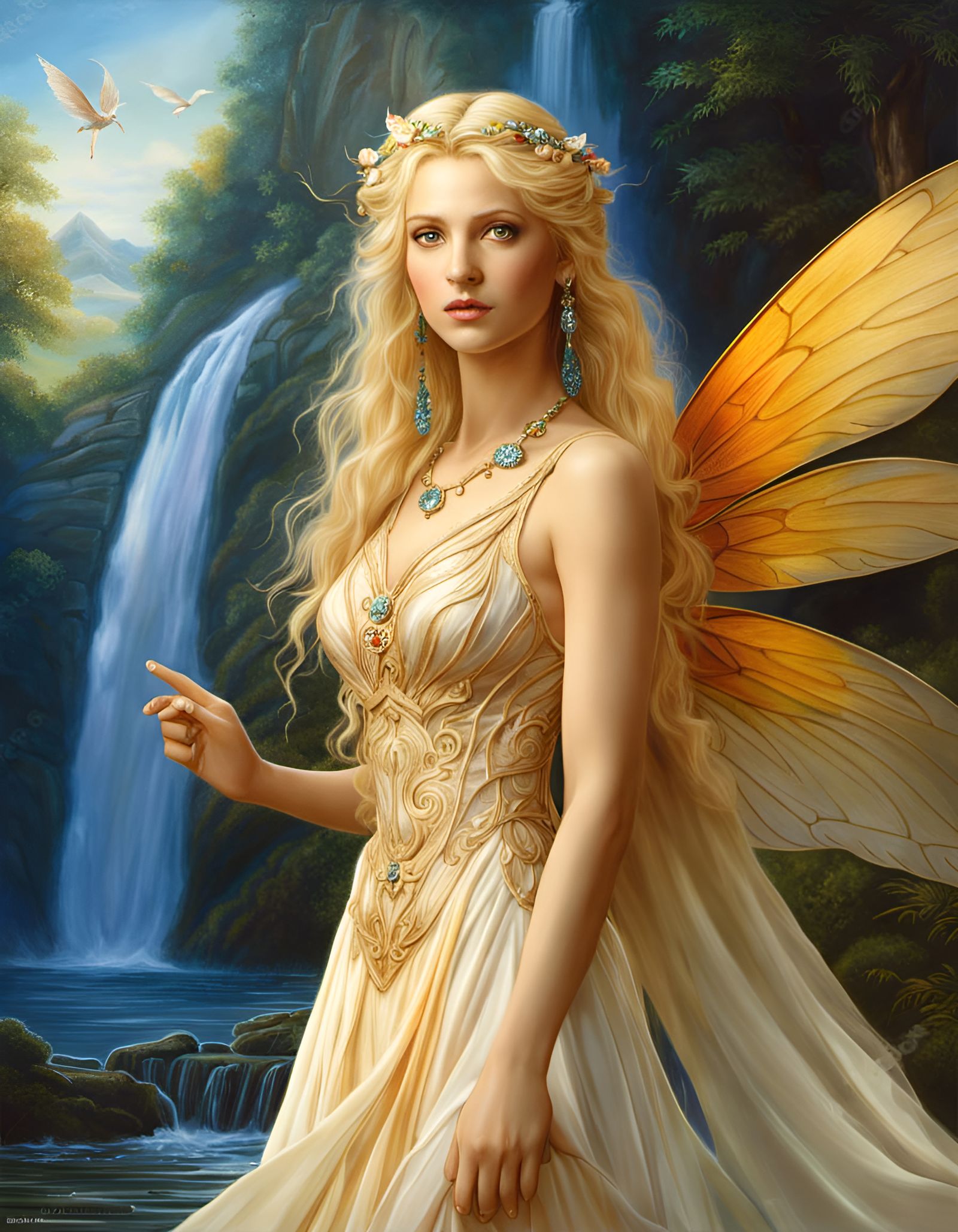 Fairy Queen Áine - AI Generated Artwork - NightCafe Creator