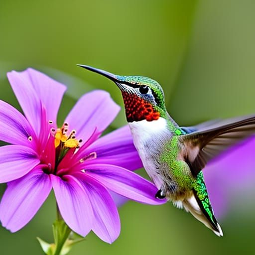 A hummingbird just doing hummingbird stuff