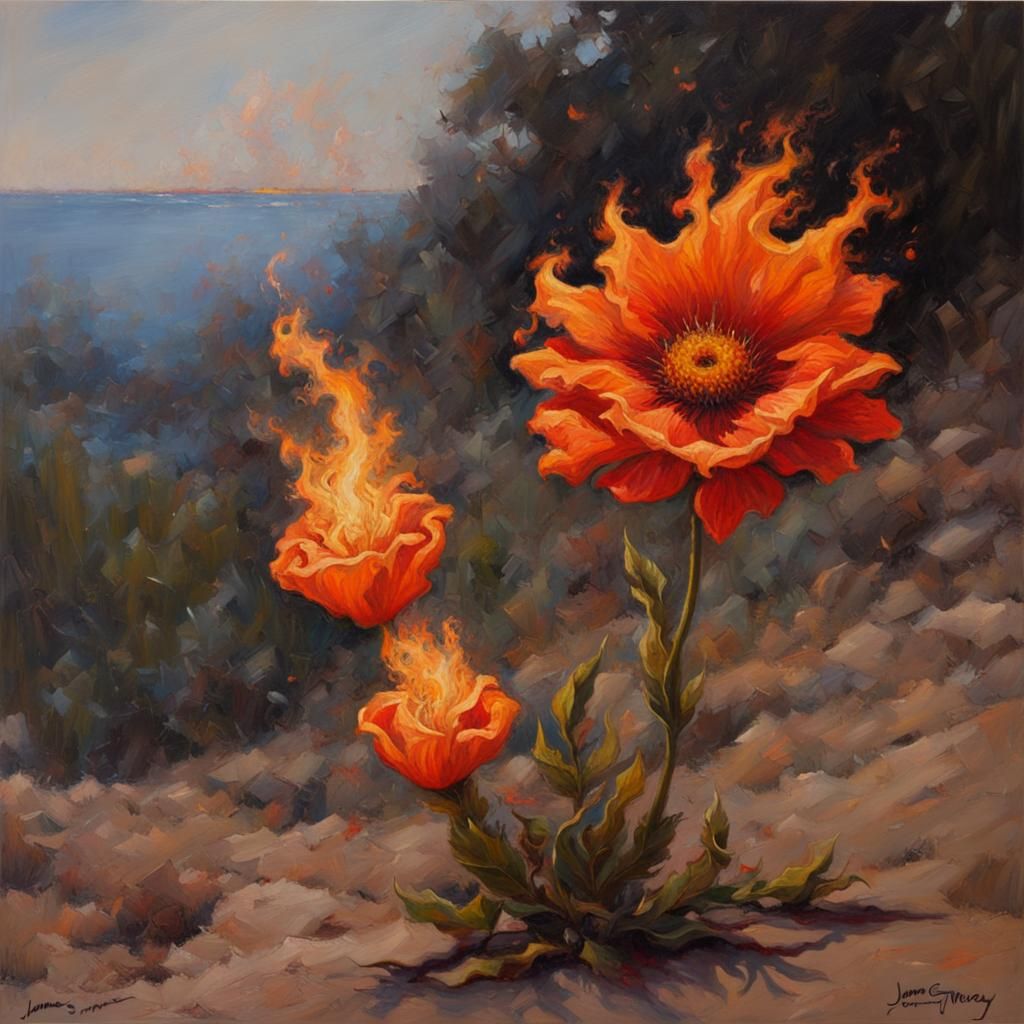 Fire Flower  by @Beep