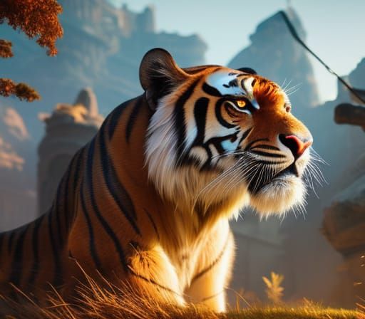 Shir Khan - King of the jungle  by @SirHeckerich