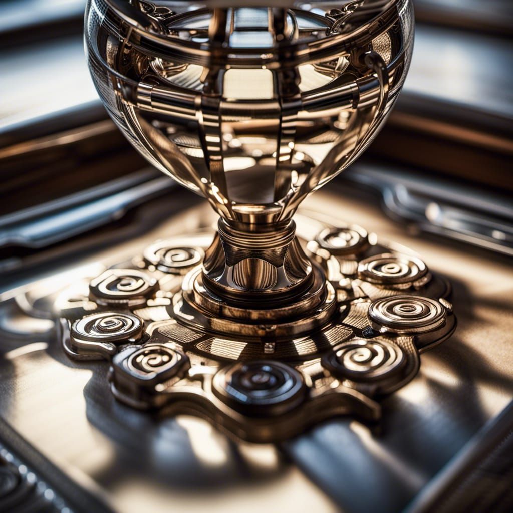 a hand on a table, framing a spinning top like in the film I...