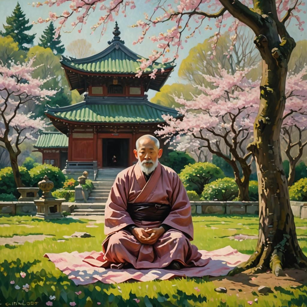 Spring too will soon pass . . . 