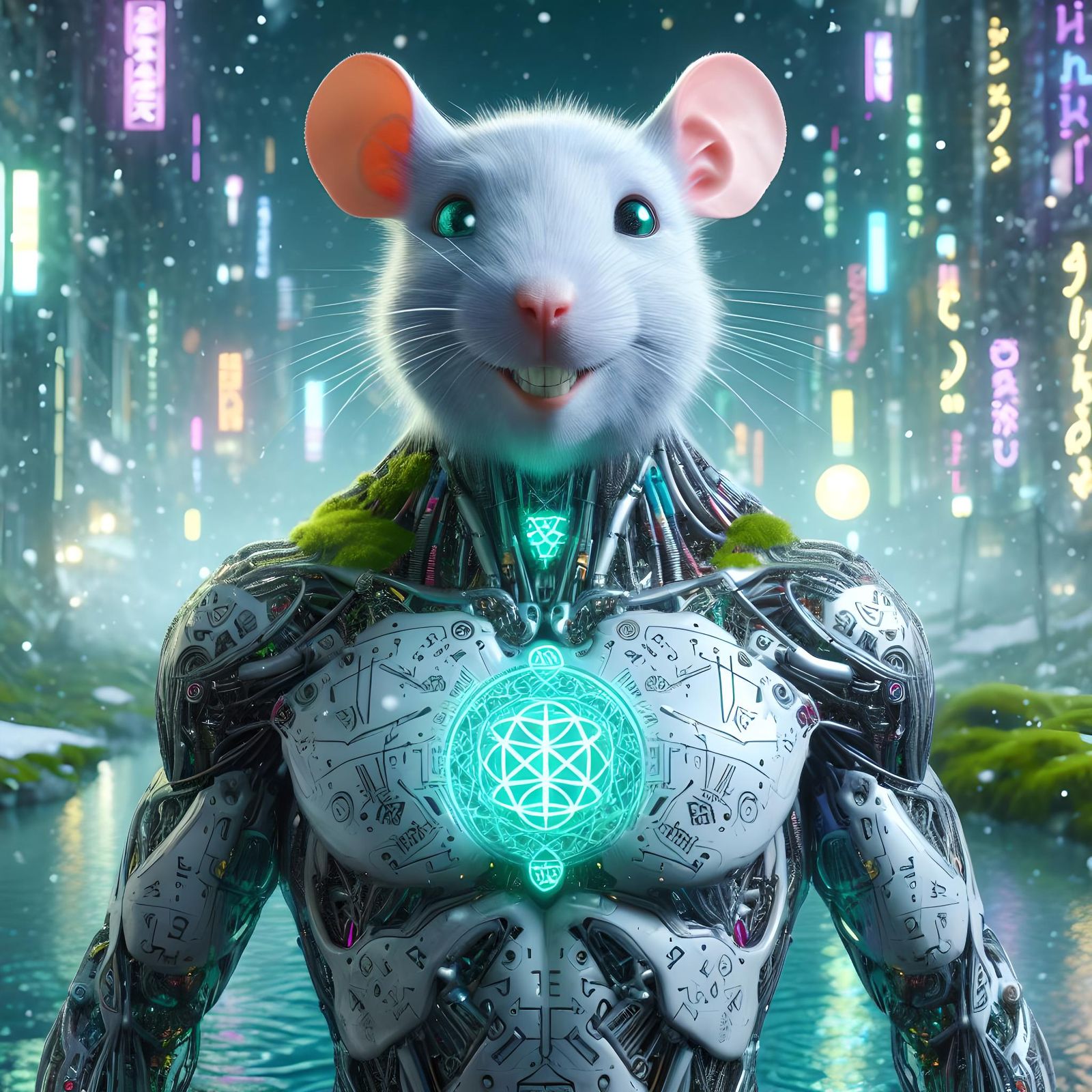 Mecha-Runic Rat