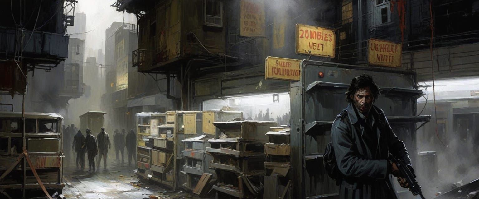 Scavenging During Zombie Apocalypse