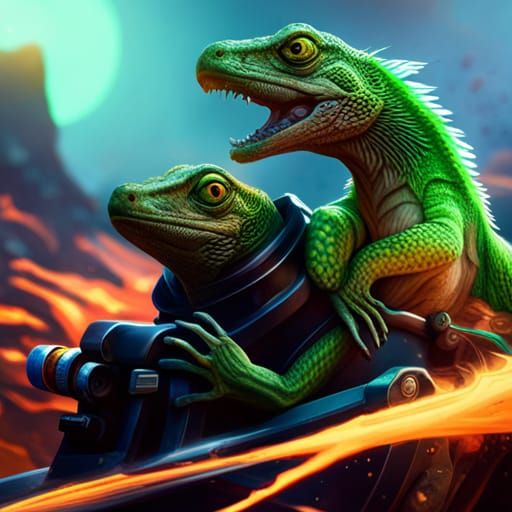 Lizard push!