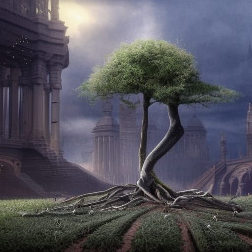 Trees of green AI Generated Artwork NightCafe Creator