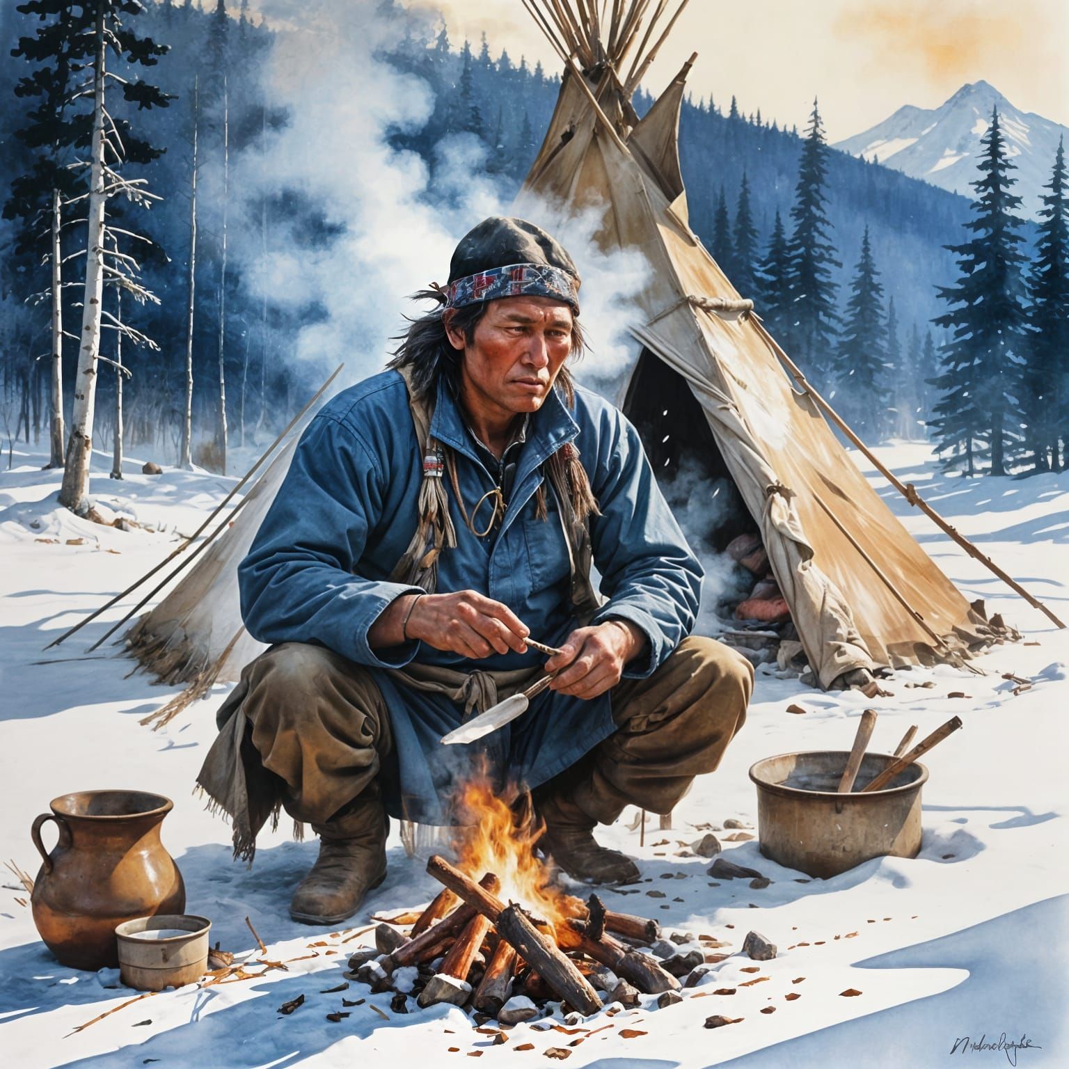 Nomadic winters  by @Dobiki