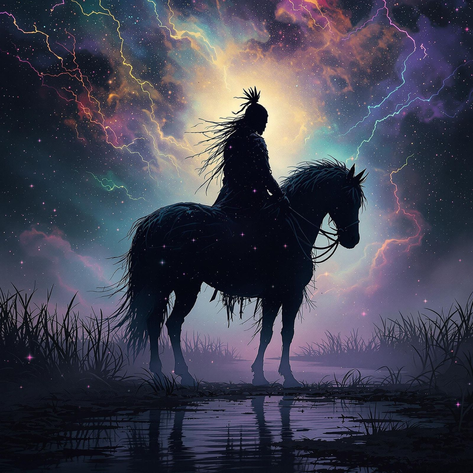 Warrior of the storm   by @ArtFuzion_Studio