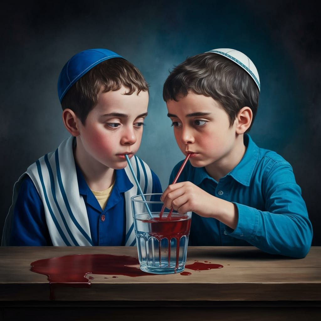 Surreal Jewish Egyptian Unity as 64 Megapixel DSLR Portrait