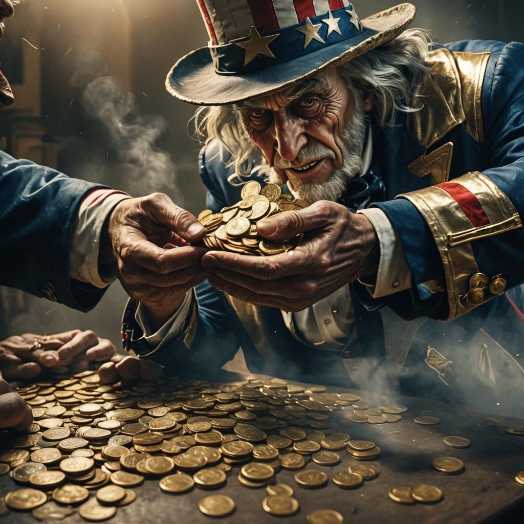 Uncle Sam steals from the poor and gives to the rich