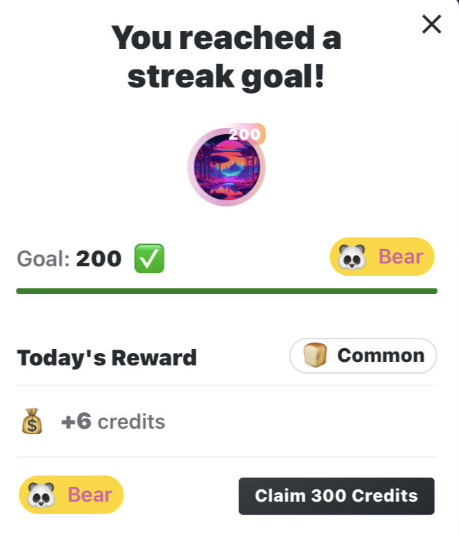 200 streak