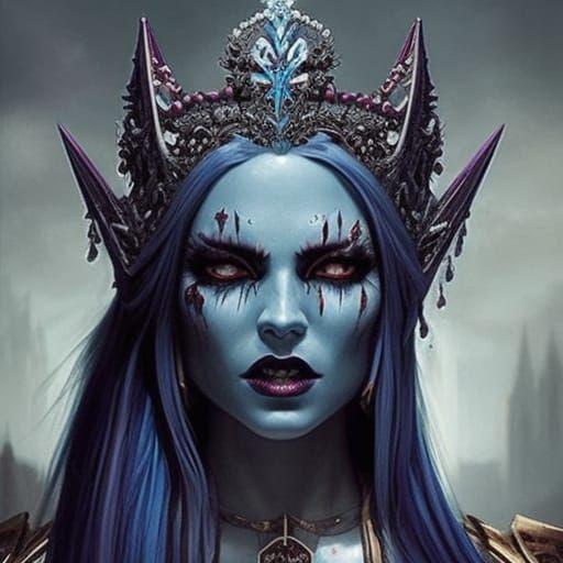 Dark Elf Queen Ai Generated Artwork Nightcafe Creator