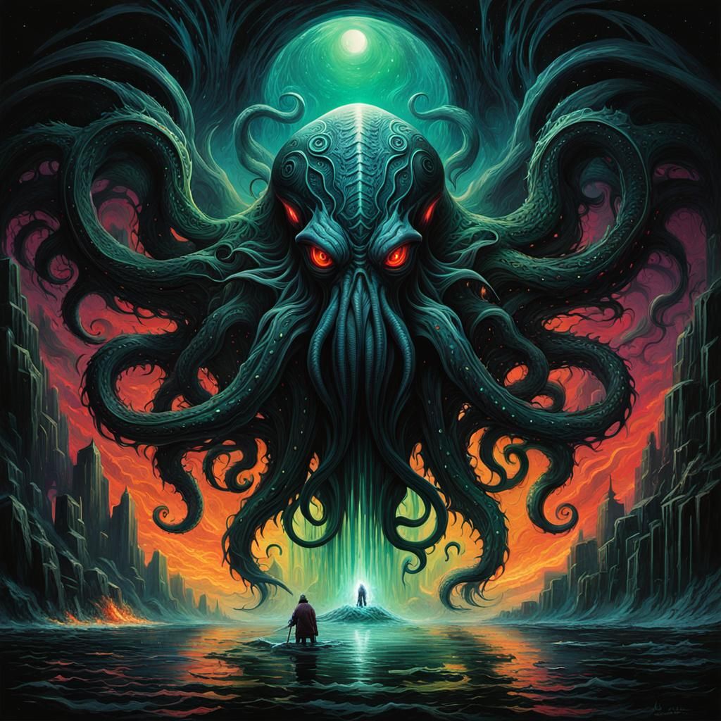  Cthulhu  by @Valentin