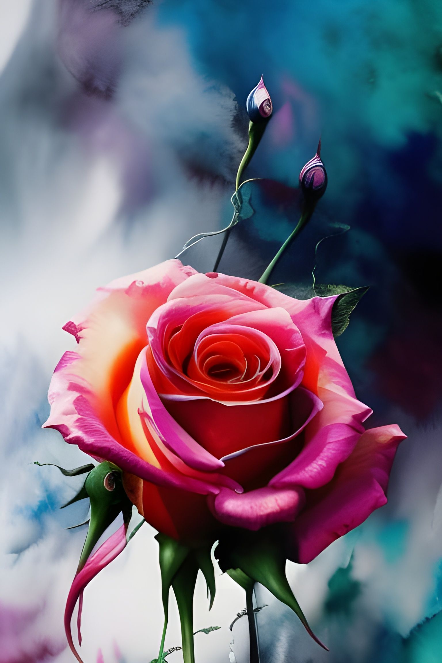 Rose 2 - AI Generated Artwork - NightCafe Creator