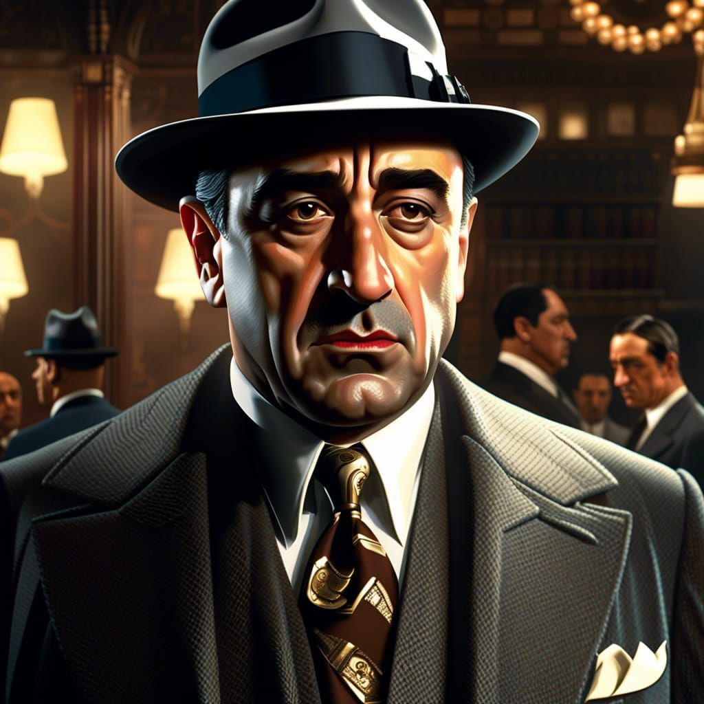 Robert De Niro Is Al Capone - AI Generated Artwork - NightCafe Creator