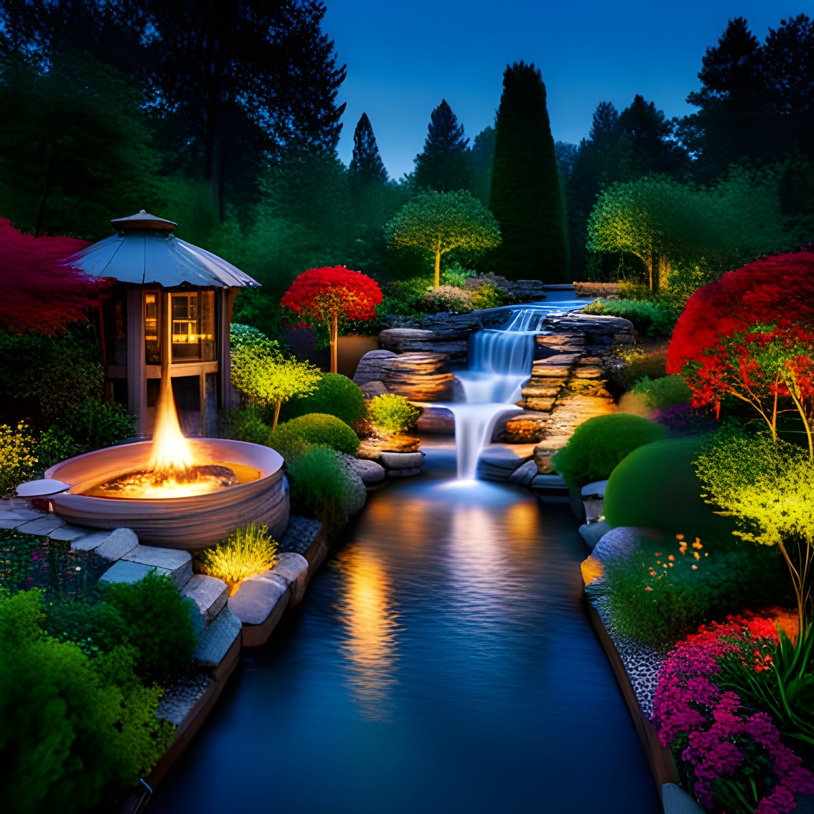 Fantasy garden  by @Restless