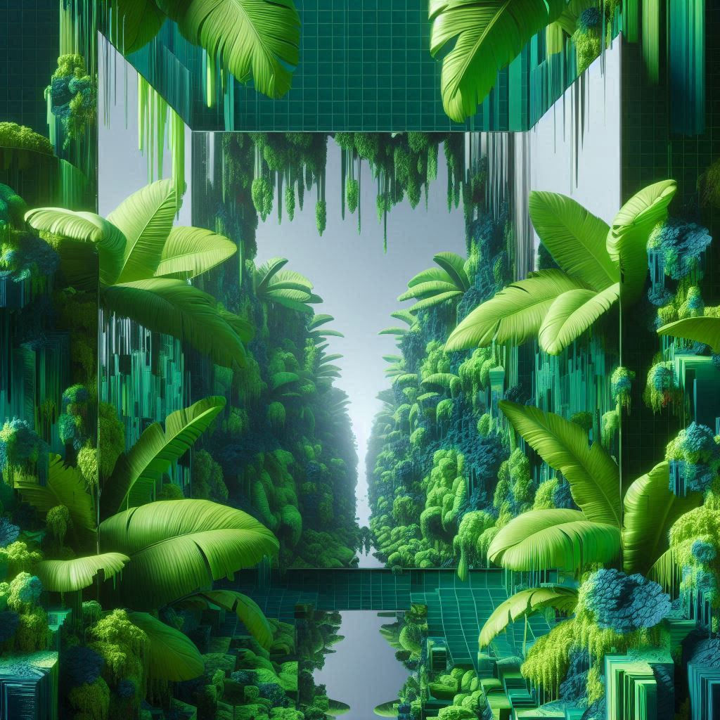 Jungle Mirror to the Edge of Nowhere