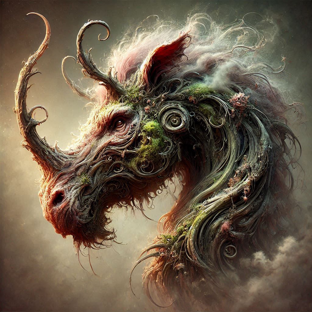 adorable fairy-tale fantasy creature portrait..