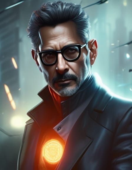 Jeff Goldblum is Iron Man! - AI Generated Artwork - NightCafe Creator