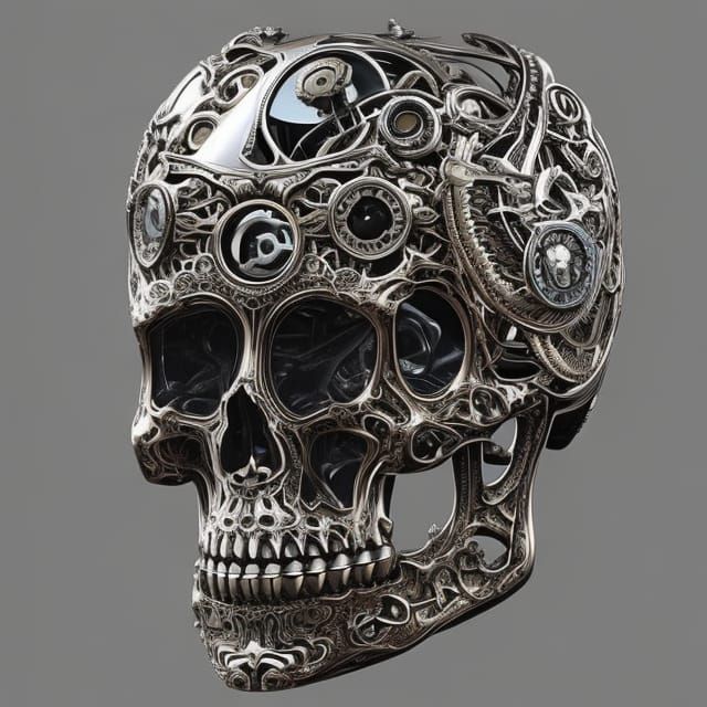 Steampunk Skull  by @Micheal Bomberger