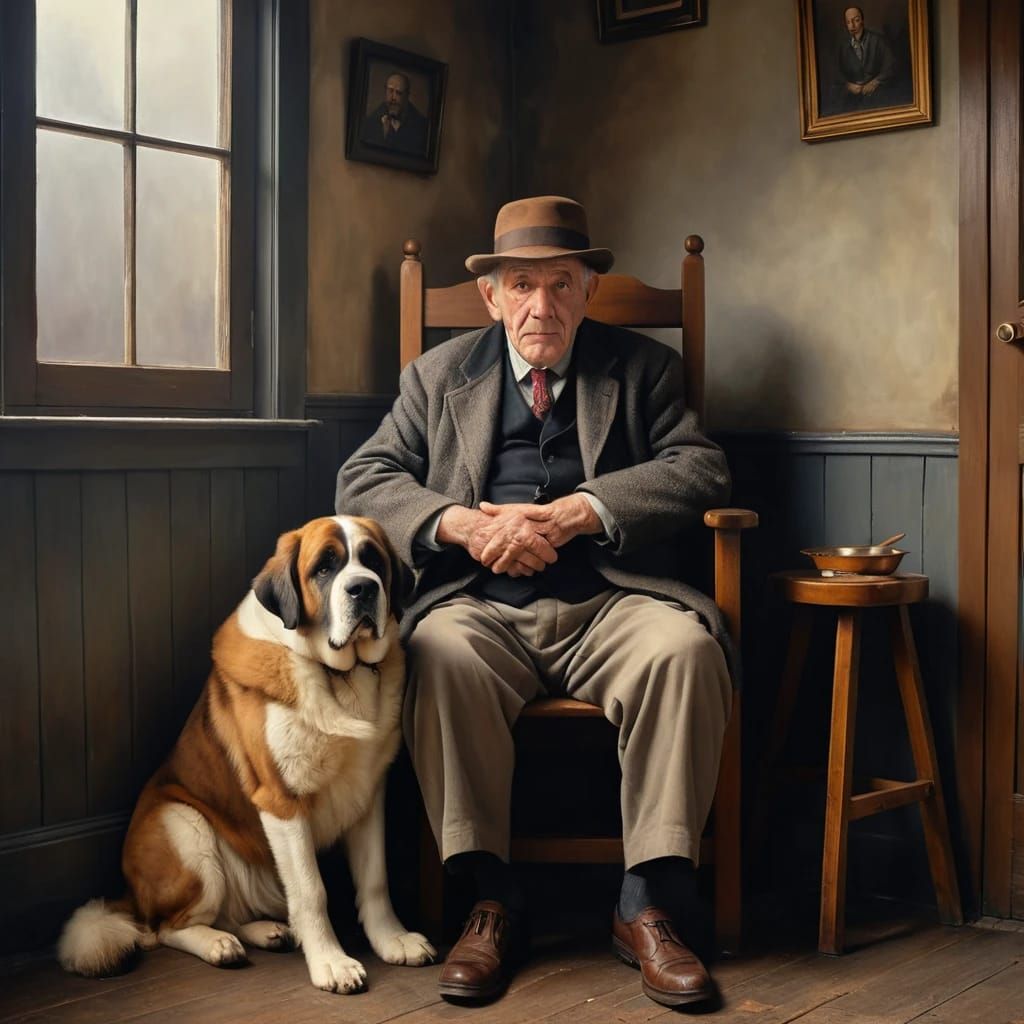 The Old Man and Calixto 🐶🐶