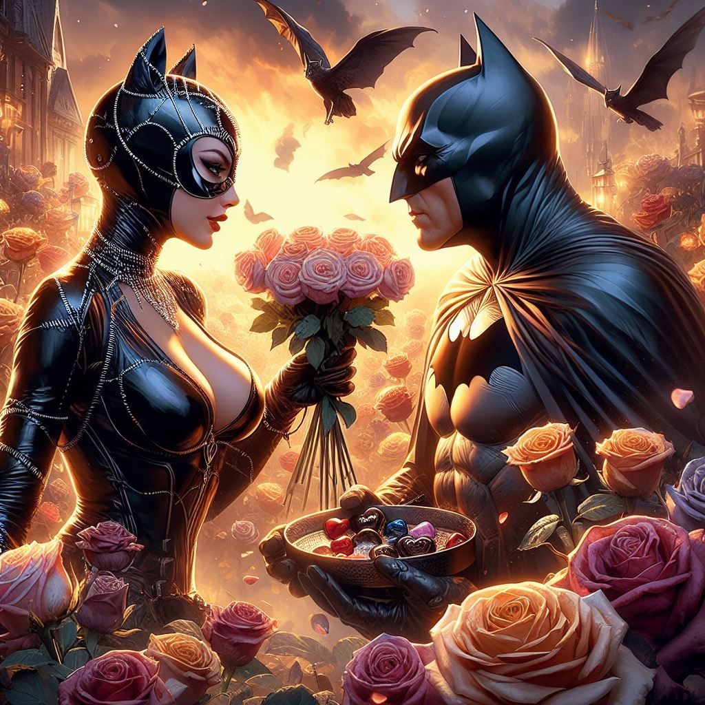 Catwoman and Batman