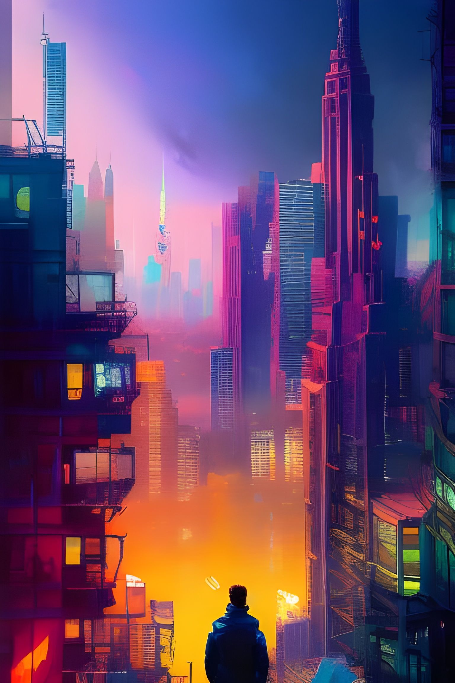 NYC - AI Generated Artwork - NightCafe Creator