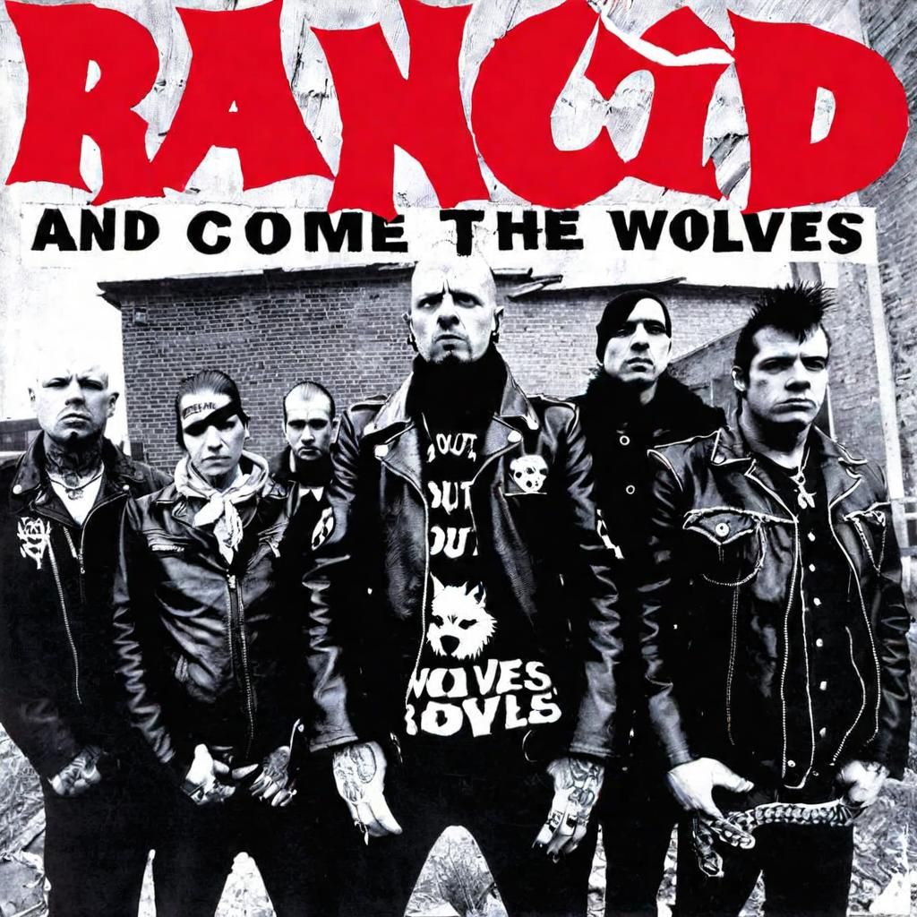 Rancid "And out come the wolves" album cover AI Generated Artwork