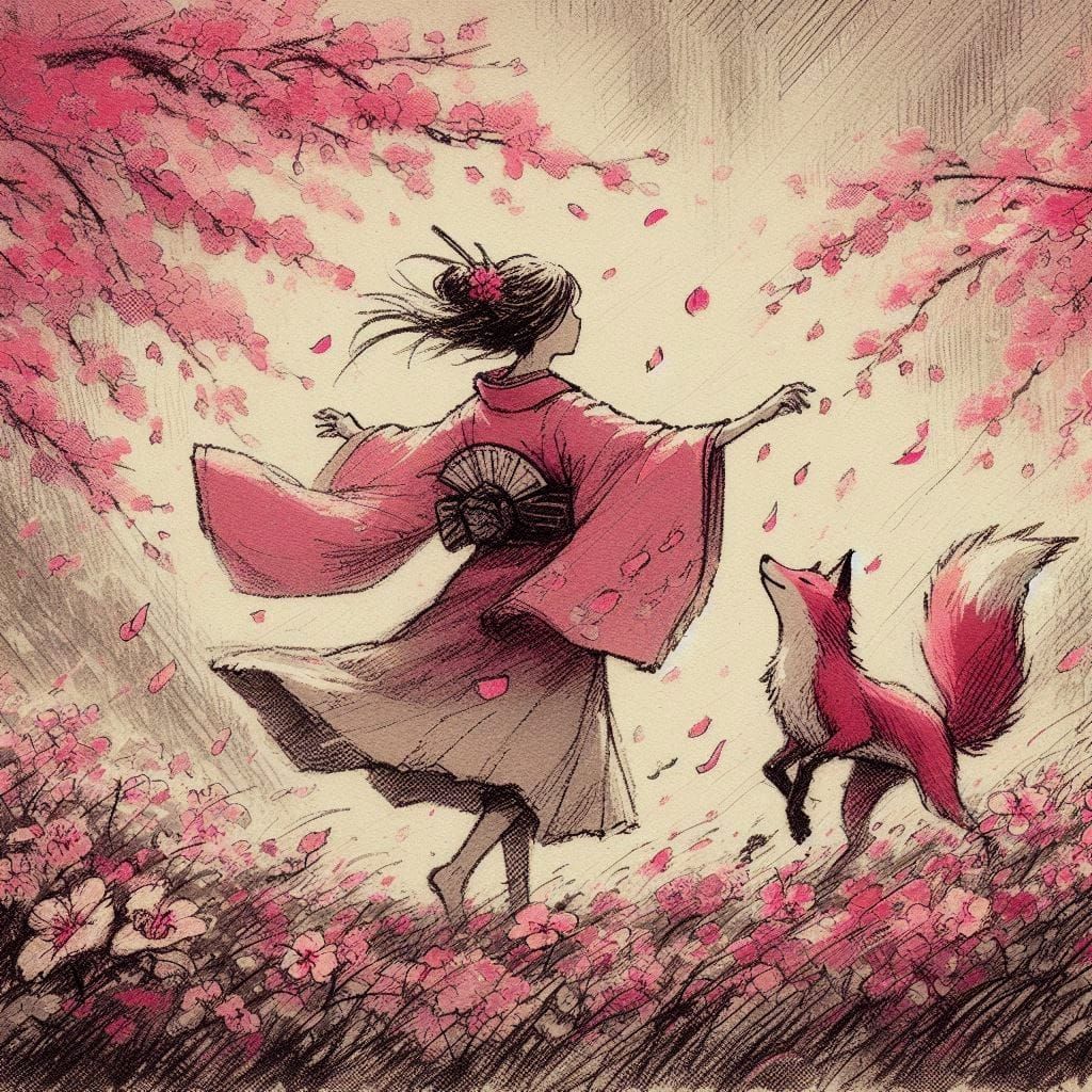 Her Steps Make Spring Blossom