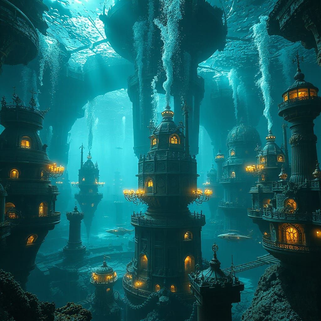 Underwater City  by @sasha
