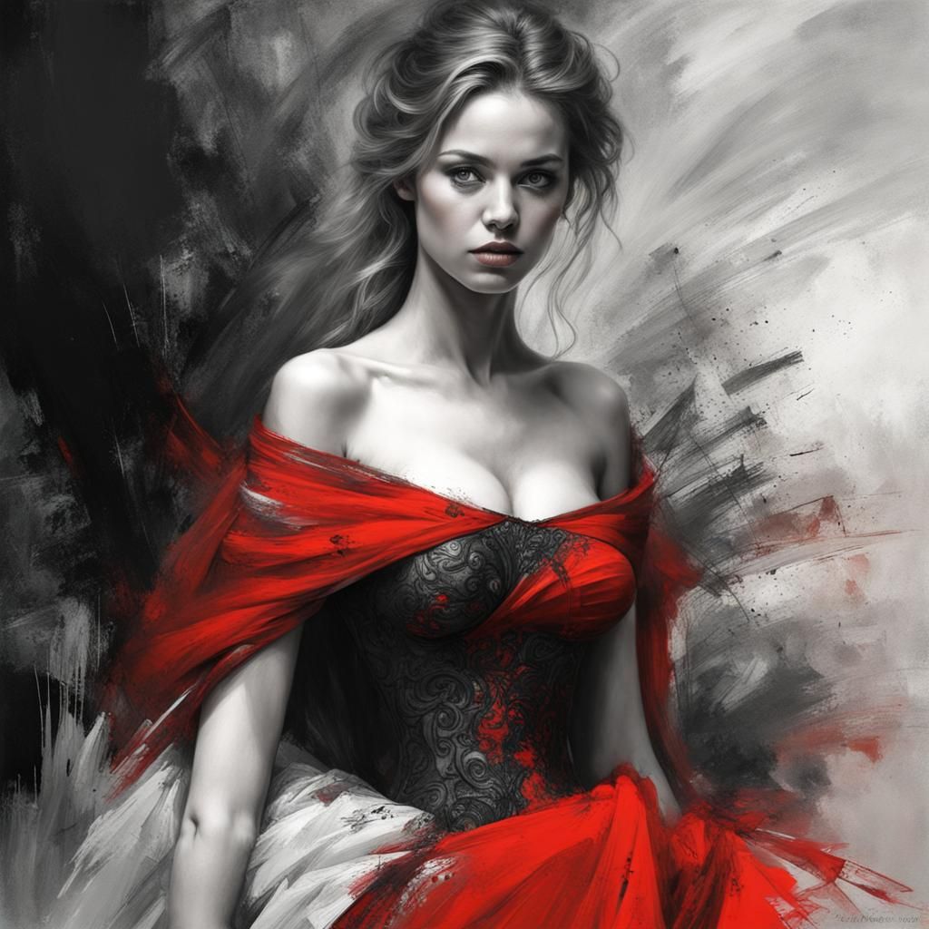 Lady in Red  by @SERGIO