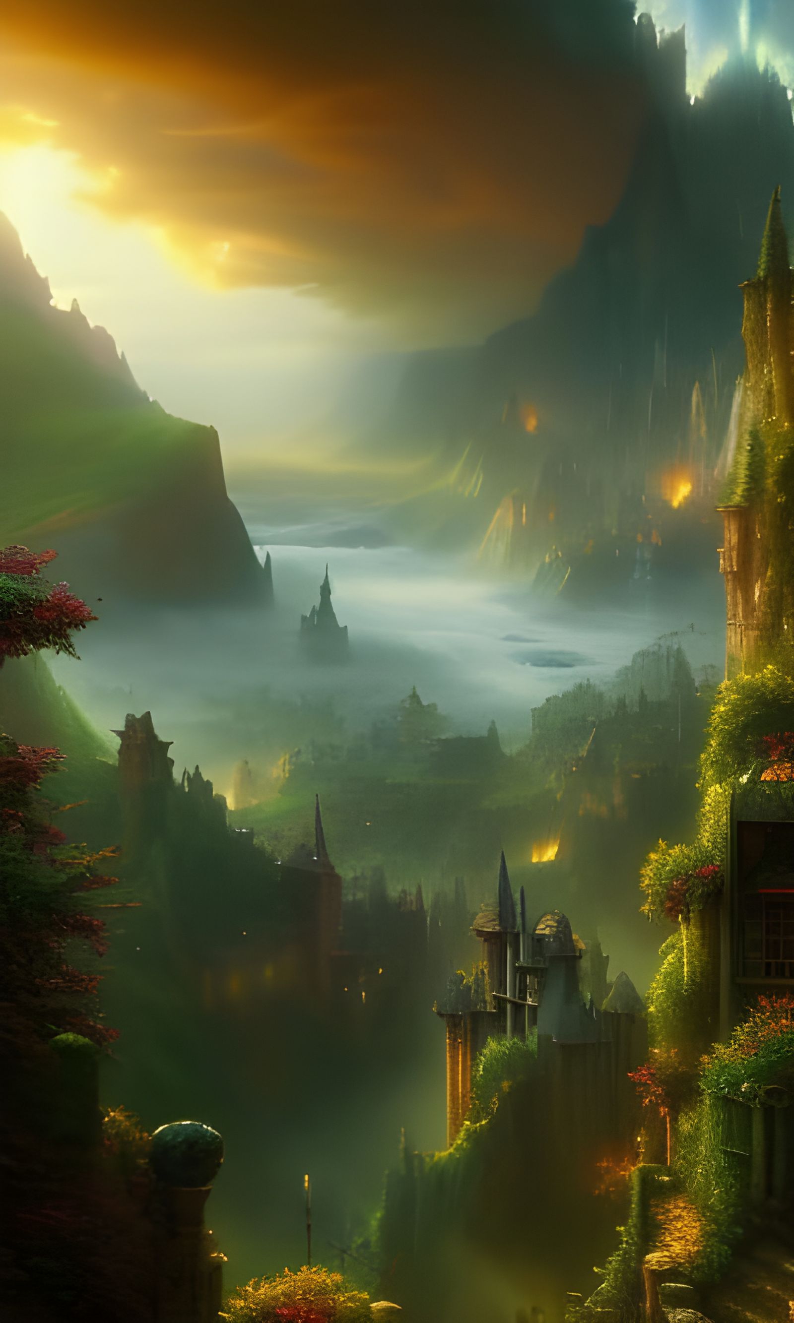 Beyond the mist   by @LoscoFiguro