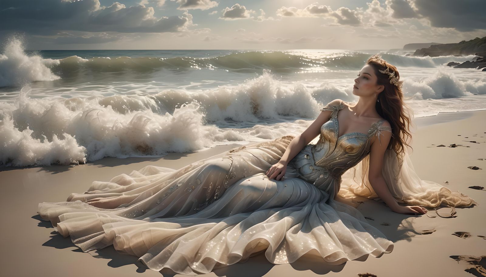 Siren ashore  by @Lord Byrus