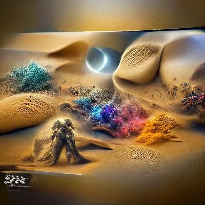 We are but a spec of dust in the sands of time 8K 3D beautif...