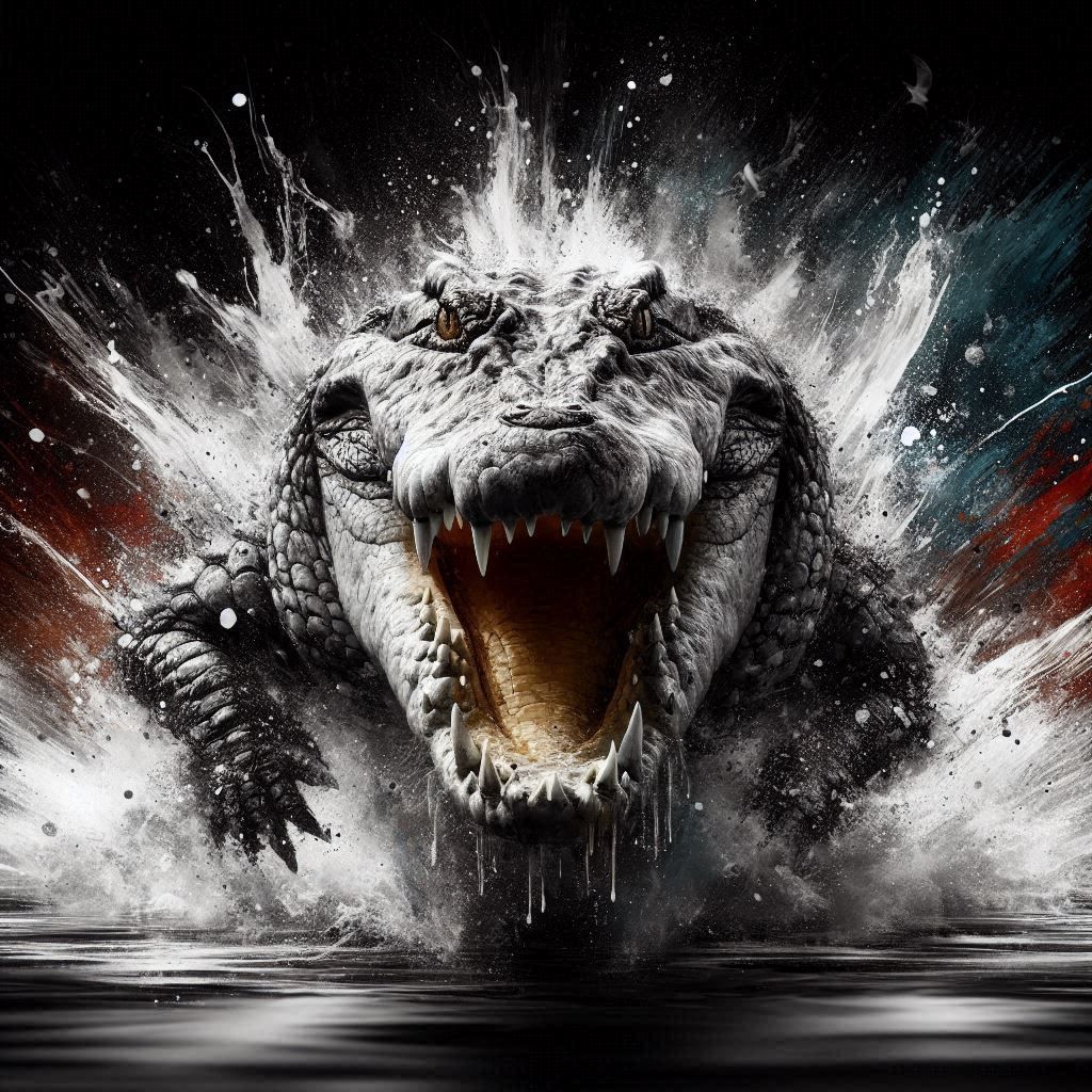 roaring crocodile