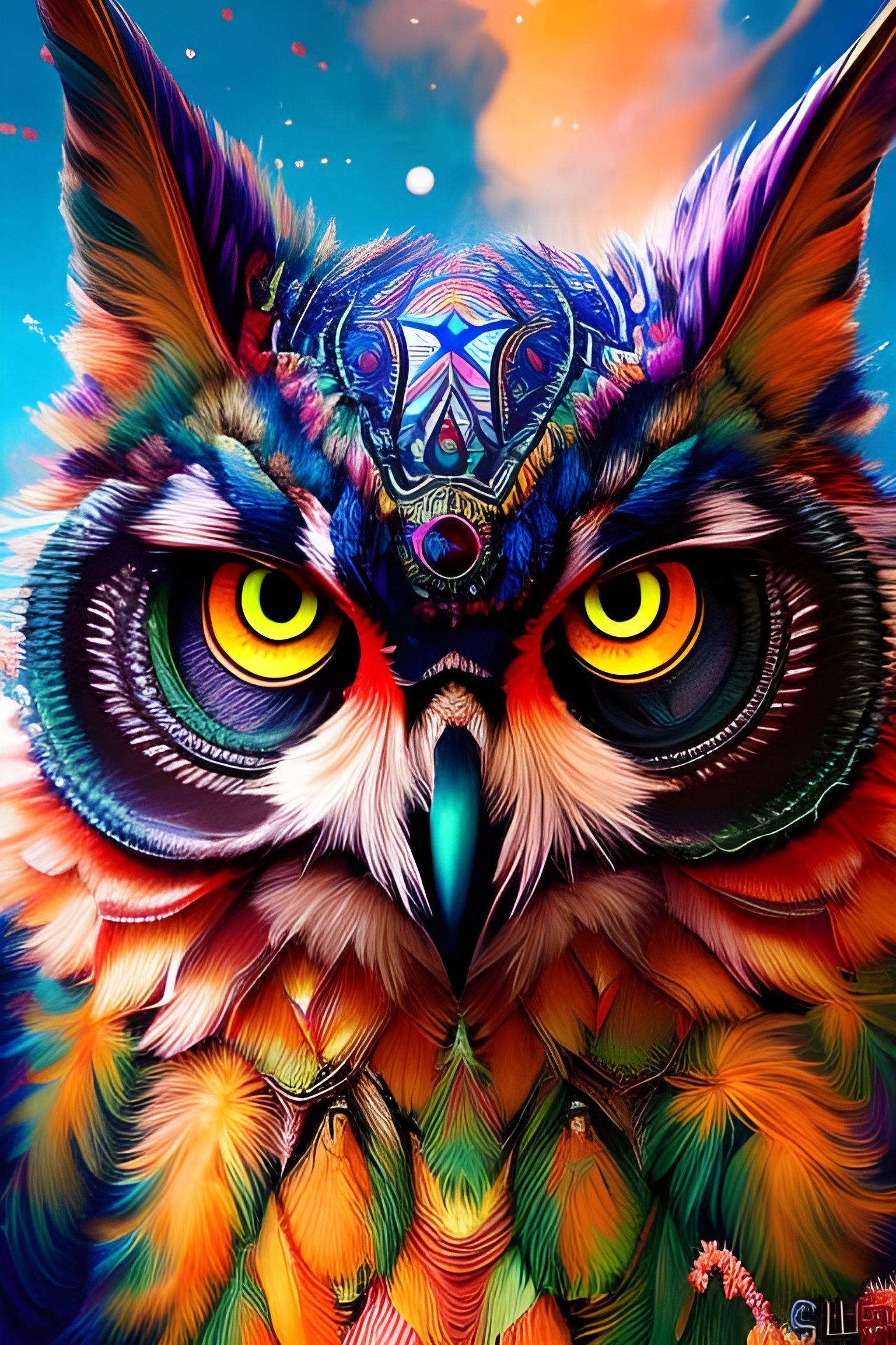 Portrait of owl